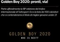 2020欧洲金童奖候选名单公布 你pick谁？