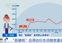 周边衍生词搜索量激增 筋膜枪到底有多火?