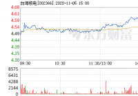 台海核电10月15日成交1.01亿元