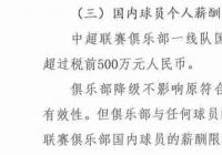 中国足协公布多项重磅新规