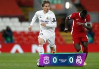 欧冠1/4皇马和利物浦互交白卷 欧冠1/4皇马和利物浦互交白卷