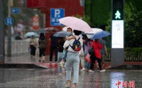 广西北部等地的部分地区有暴雨
