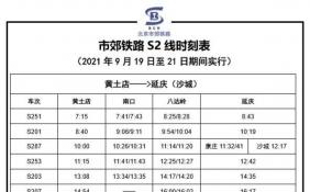 2021北京市郊铁路S2线将执行小长假列车开行方案