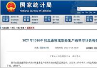 10月中旬36种重要生产资料价格上涨 12种下降 10月中旬36种重要生产资料价格上涨 12种下降